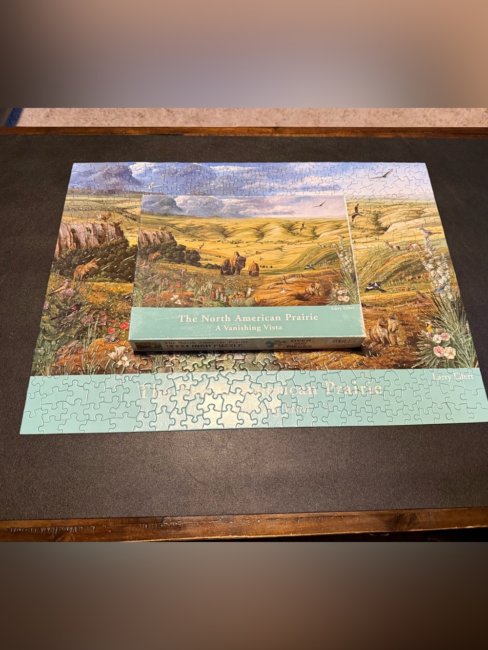 The North American Prairie Puzzle - Scenic Yellow & Green Landscape